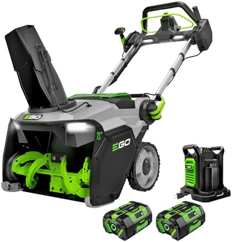 EGO SNT2405 24" Cordless Snow Blower Kit, Self Propelled, w/ 2 7.5Ah Batteries