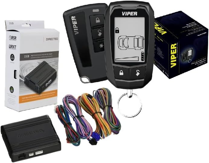 Viper 5308V 2 Way LCD Security with Remote Start Bundled with + (1) DB3 Bypass Interface Module