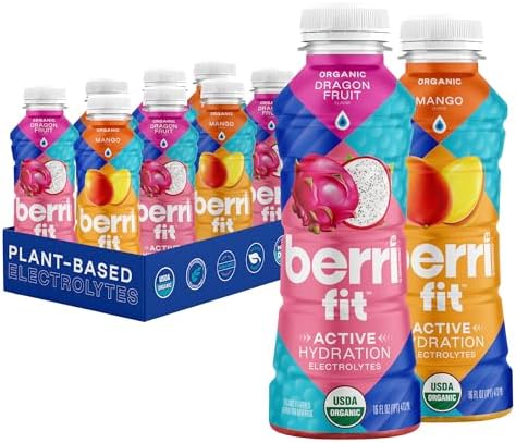 Berri Fit Hydration, 4ct, Organic Dragon Fruit Flavor Natural Sports Drink