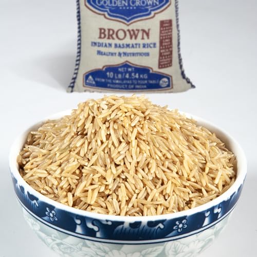 Golden Basmati Rice, 10LB, Gluten Free, Non GMO, Extra Long Grain Rice