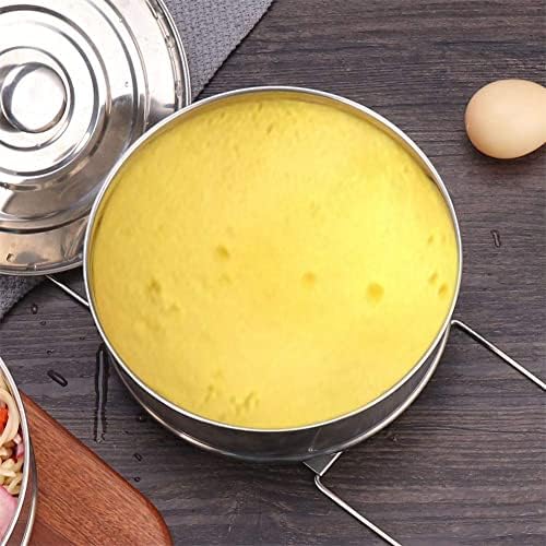 Stackable Steamer Insert Pans- Instant Pot Accessories 6 Qt-2 Silicone handle & Interchangeable Lids–Pressure Cooker Accessories- Pot in Pot for