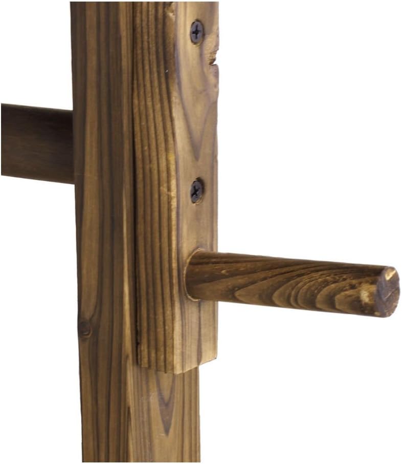 Wishing Well Rustic Fir Wood Bucket Planter Yard Garden Lawn Wooden Wedding New