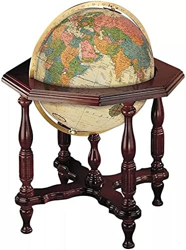 Replogle Globes 65025 Illuminated Statesman Globe, Large, Off-White