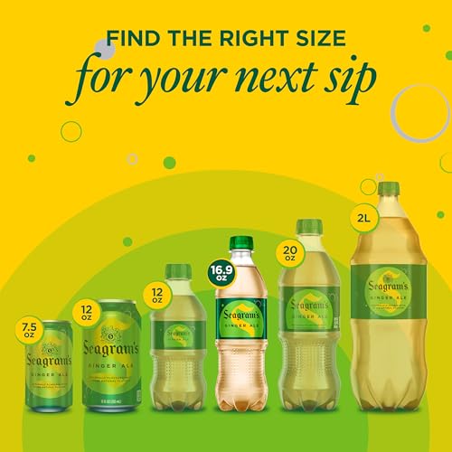 Seagram's Ginger Ale, 12 fl oz, 12 Pack