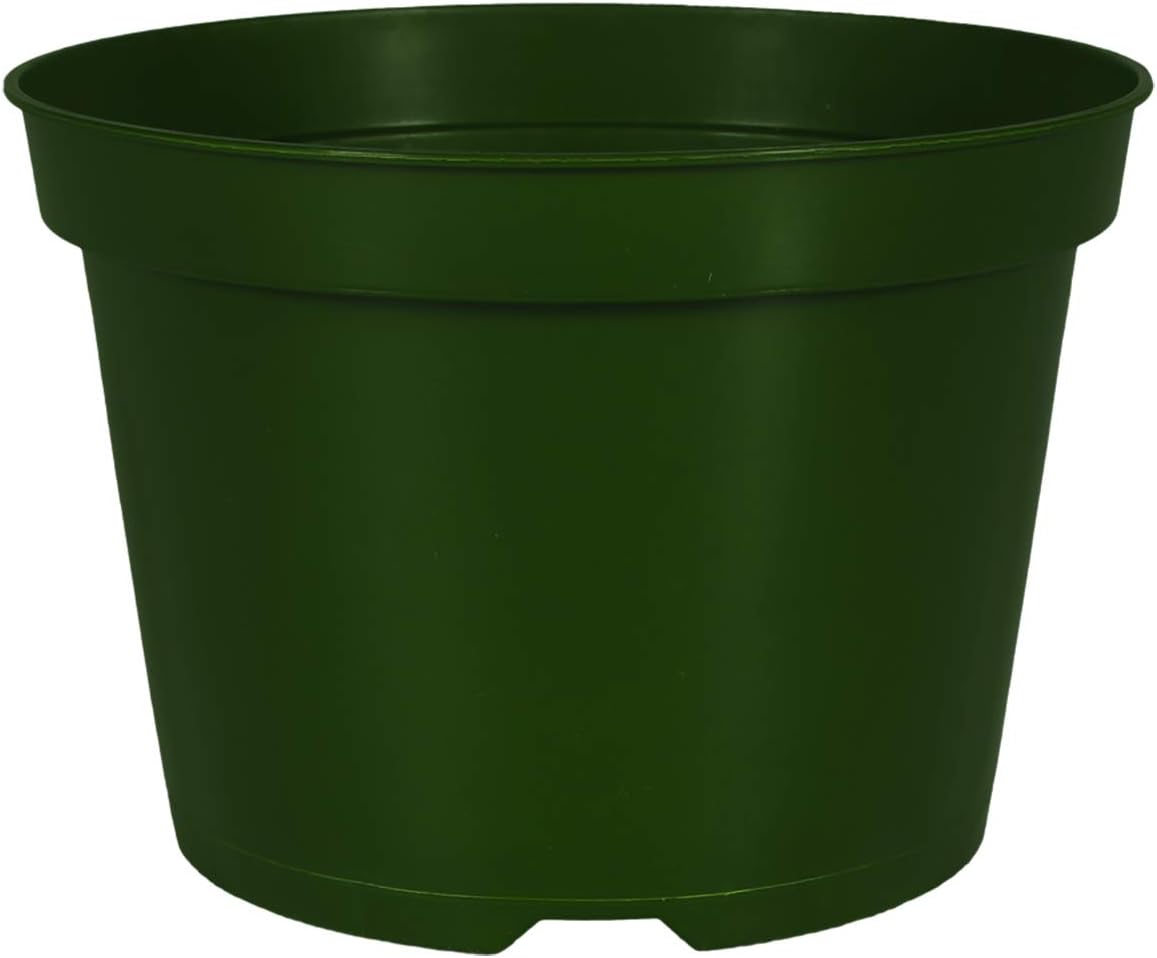 Akro-Mils AZE10001B71 Round Grower Pot, Green, 10-Inch