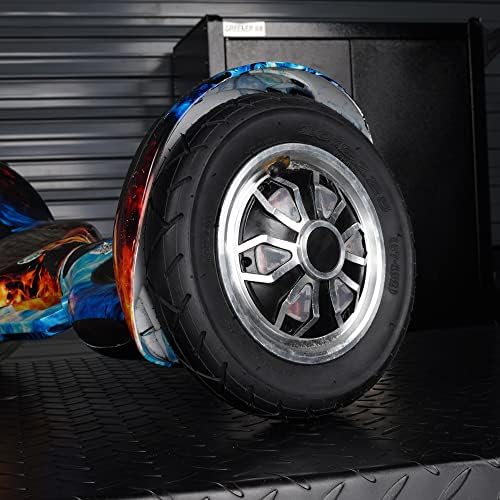 10x2.125 Tire and Inner Tube with 0° Valve Stem for 10" Tires with 6" Rims | Compatible with Self Balancing Scooter, Smart Electric Bike, Bicycle