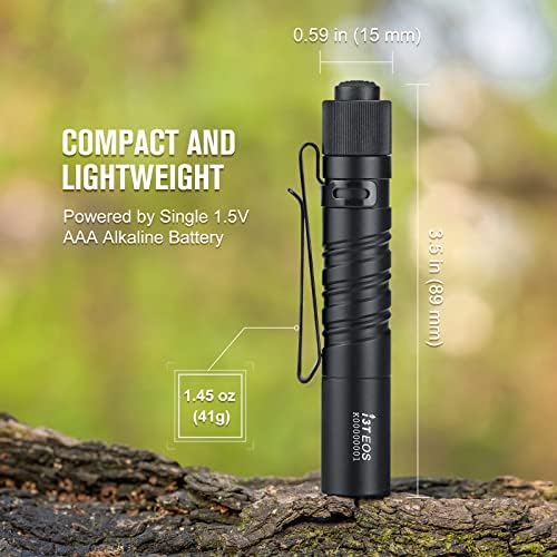 OLIGHT PL-Mini 2 Valkyrie Compact Weaponlight, 600 Lumens Tactical Flashlight and I3T EOS 180 Lumens Dual-Output Slim EDC Flashlight