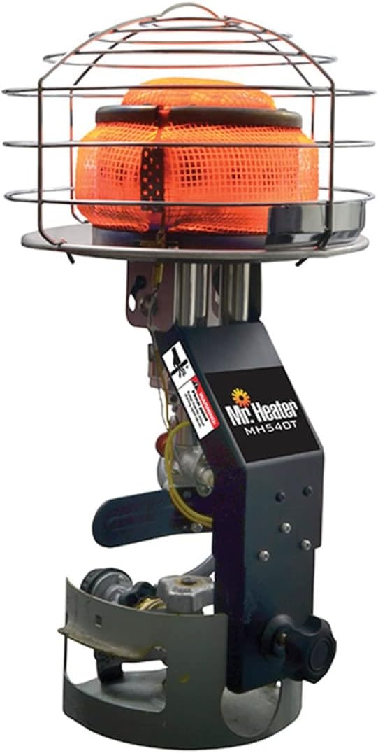 Mr. Heater Original 540-Degree 45, 000 BTU Tank Top Radiant Propane Heater | 30, 000, Constructed with an adjustable 360 degree burner