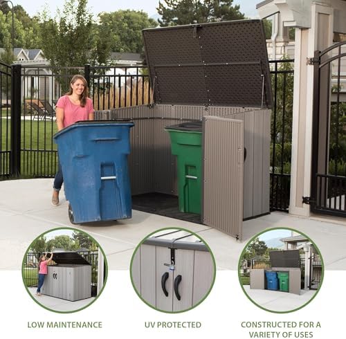 LIFETIME Outdoor Storage Box, 150 Gallon