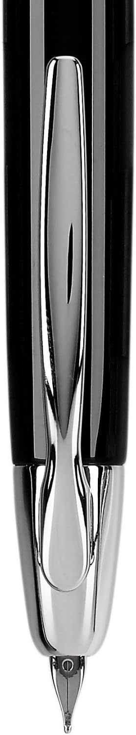 PILOT Vanishing Point Collection Refillable & Retractable Fountain Pen, Matte Black Barrel, Blue Ink, Fine Nib (60580)