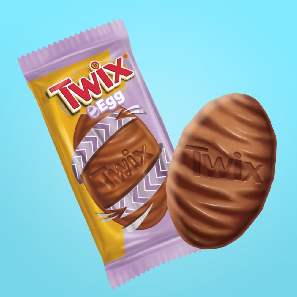 TWIX Full Size Milk Chocolate Caramel Cookie Candy Bars, Bulk, 36 ct | Crunchy cookie and chewy caramel in full size bars individually wrapped, for party favors, sharing, movie nights, gift box