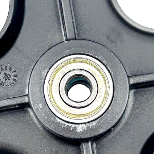 AlveyTech 7" Rear Wheel for Drive Medical Rollator - Replacement Wheels fit Drive Aluminum (728-R728), for 4-Wheel Walker, Rolling Walkers