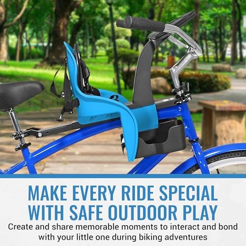 KaZAM Front-Mounted Child Bike Seat – Kangaroo & Wallaby Models with Padded Front Bumper/Dashboard