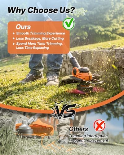 Eventronic 15 Pack (WA0010) Trimmer Line Spool for Worx Weed Eater | Durable 0.065" Auto-Feed String Trimmer Refills