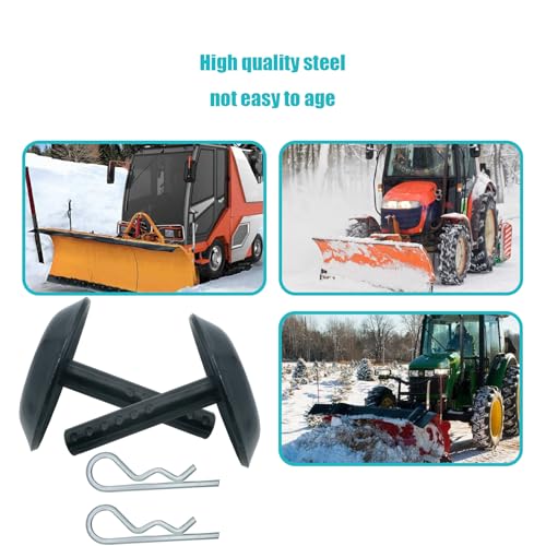 69212 Quick Release Skid Shoes for Warn 50in Heavy-Duty Plow Skid Feet -(2 Pack)