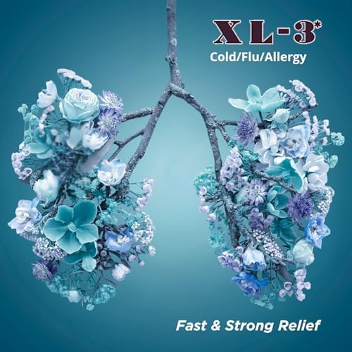 XL-3 Cold and Flu, Temporary Relieves Nasal Congestion, Fever, Aches and Pains, Non-Drowsy, 2-Pack of 20 Tablets Each