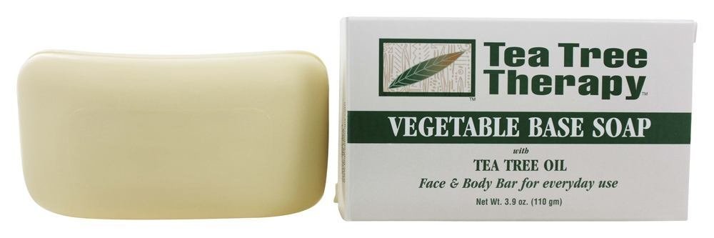 Tea Tree Therapy Vegetable Base Soap with Tea Tree Oil - 3.9 oz - Pack of 9
