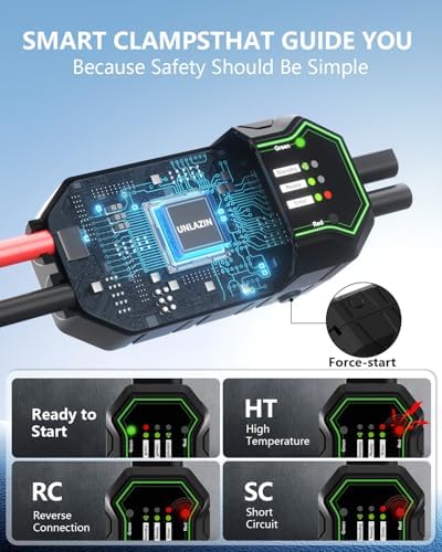 X8 10000A Portable Jump Starter with Force Start, All Gas & Diesel Engines | 12V Car Starter Jump Box & Battery Starter Booster, QC 3.0 Quick Charge