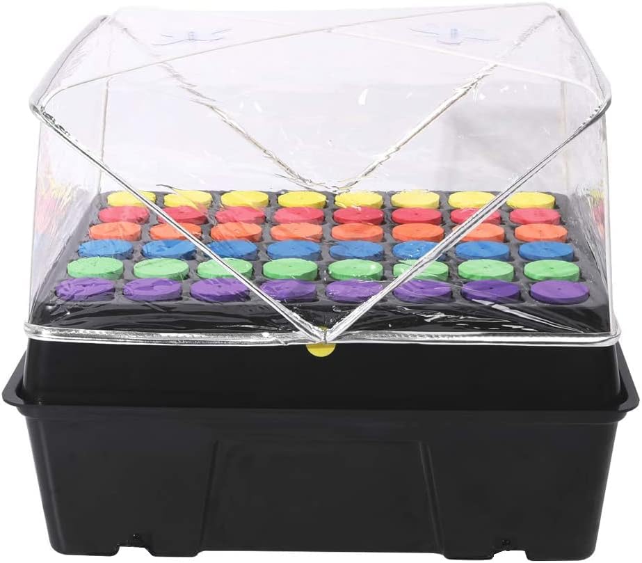 HORTIPOTS Aeroponic Clone Machine 48 Site for Plant Cuttings Propagation Using 2 in Neoprene Inserts