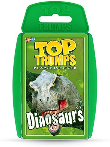 Top Trumps Dinosaurs Classics Card Game, Learn About The Tyrannosaurus Rex, Stegosaurus, Giganotsaurus in This Educational Pack