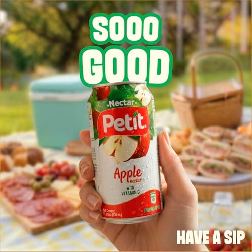 Petit Pineapple Nectar, 330 ml Cans (Pack of 24) – Refreshing Tropical Fruit Juice Beverage