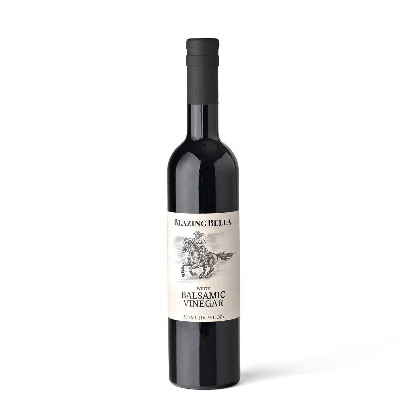 Blazing Bella Barrel Aged Balsamic Vinegar of Modena, Italy – Thick, Rich & Naturally Sweet – Premium Traditional Italian Balsamic for Everyday Use – 16.9 fl oz (500ml)