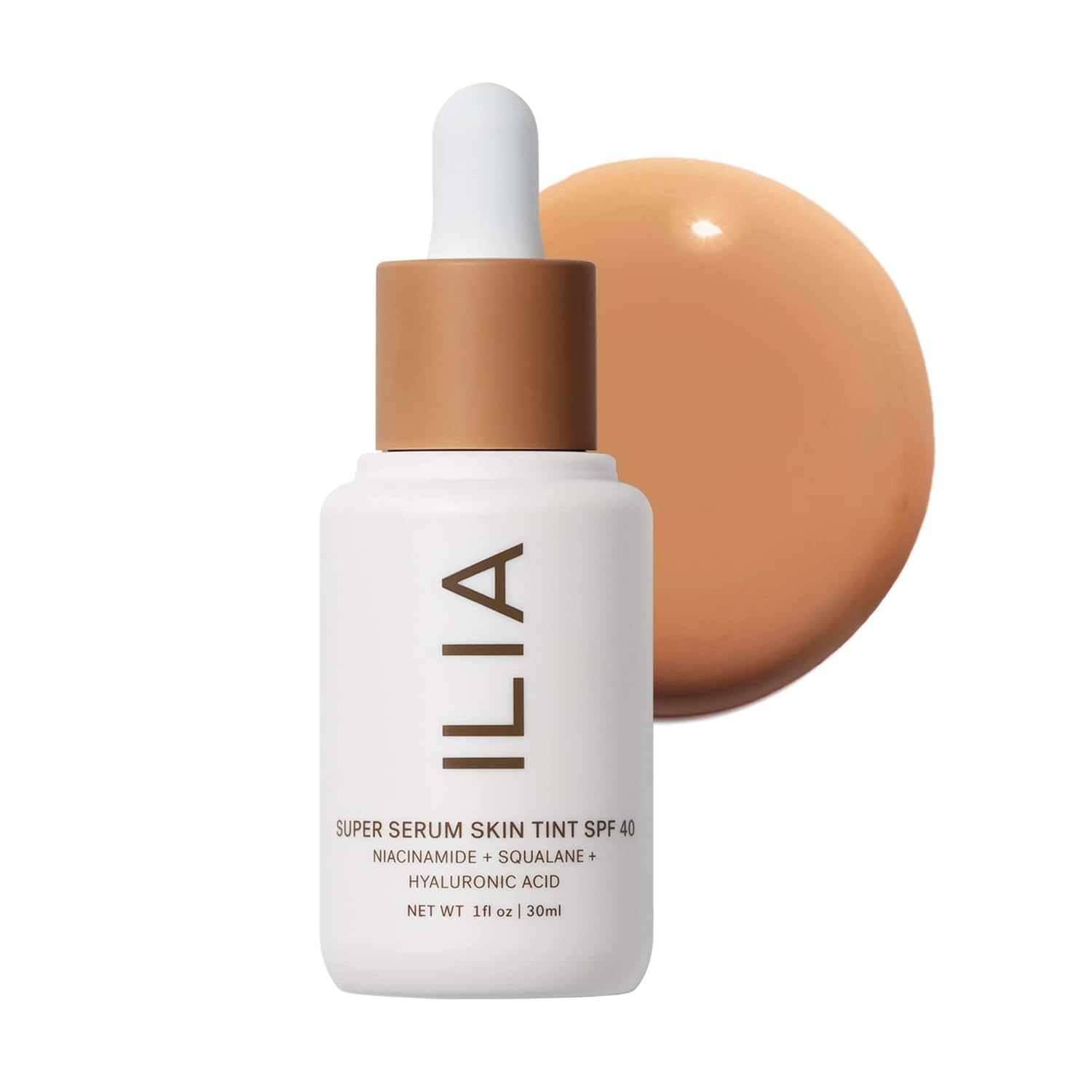 ILIA - Super Serum Skin Tint SPF 40 (Diaz ST7, 1 fl oz | 30 ml)