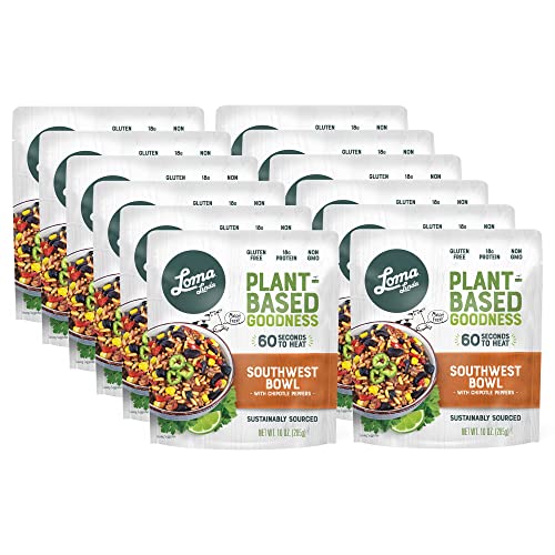 Loma Linda - Plant-Based Complete Meal Solution 10 oz. Packets (Southwest Chipotle Bowl, 6 Pack)