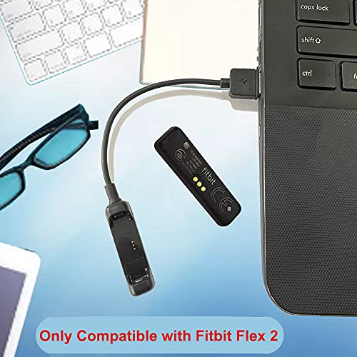 Charger Cable for Fitbit Flex 2, USB Charger Charging Cable for Fitbit Flex 2 (2Pack, 30cm/1ft)