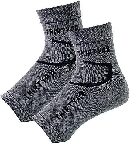 Plantar Fasciitis 20-30 mmHg Ankle Compression Socks, Foot Brace | Increase Blood Circulation, Relieve Arch Pain, Reduce Foot Swelling, Achilles Tendonitis, Open Toe Stabilizing Sleeve Wrap