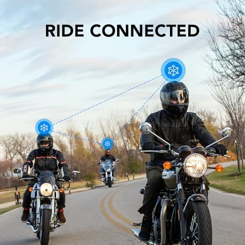 Sena Phantom and ANC Full Face Smart Motorcycle Helmet with Integrated Communications, LED Lighting, and 2nd Generation Sound by Harman Kardon