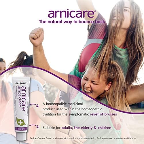 Nelsons Arnicare, Arnica Cream, Homeopathic Remedies, for Bruise Relief, Apply to Skin, Suitable for Adults, The Elderly & Children, 50 gr