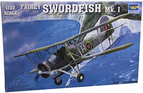 Trumpeter 1/32 Fairey Swordfish MK II WWII Biplane Model Kit