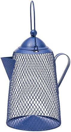 Perky-Pet Dual Mesh Wild Bird Seed Feeder - Holds up to 2.85 lb Wild Bird Seed - Dual Compartment for Seeds and Thistle - TSS00349