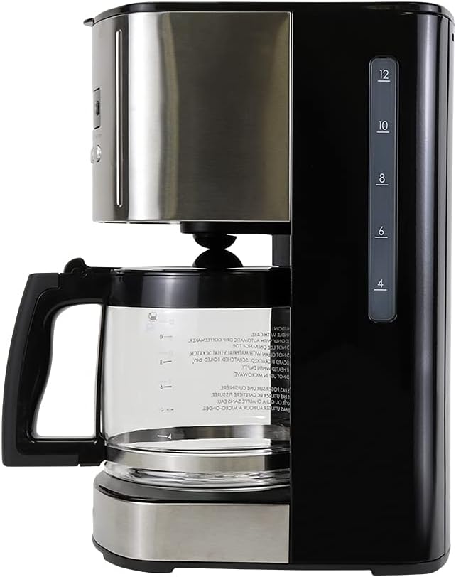 Kenmore Coffee Maker 12 cup Drip Coffee Machine Reusable Filter Programmable Timer Digital Display Aroma Control Glass Carafe Charcoal Water Filter