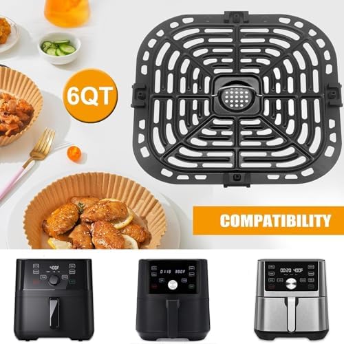 GXF Air Fryer Grill Pan for Instant Pot Vortex Plus 6 in 1 5.7QT 6 QT Gourmia GAF735 6 QT Air Fryer