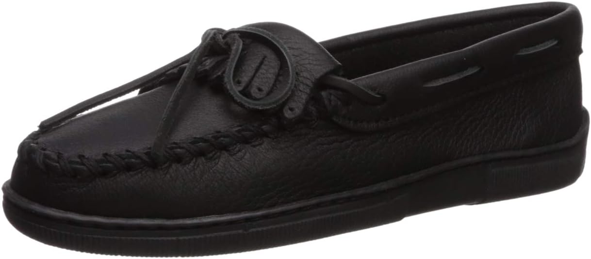 Minnetonka Women's Moosehide Fringed Kilty Moccasin