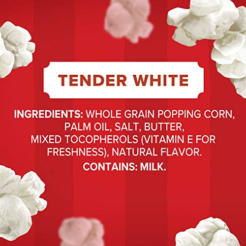 Orville Redenbacher's Popcorn, Buttery Tender White Flavor, 3.28 oz., 3-ct