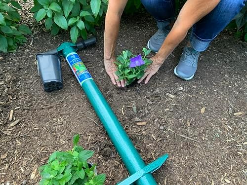 5-IN-1 Lawn Tool and Garden Tool, Bulb Planter, Weeder, Sod Plugger, Annual Planter, Soil Test