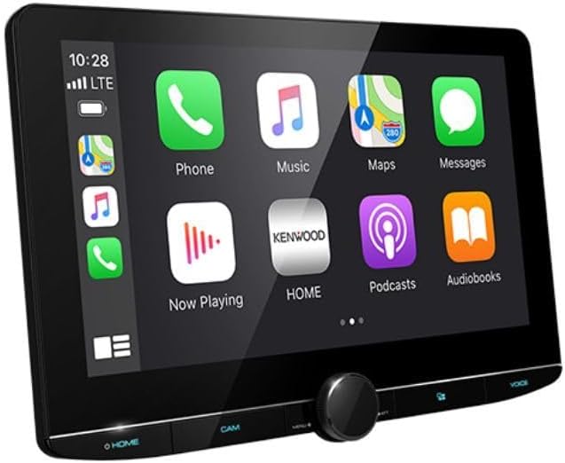 KENWOOD DNR1007XR eXcelon 10.1" High Definition Navigation Car Stereo Receiver with Capacitive Touch Panel