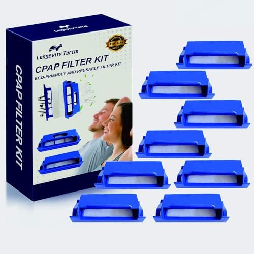 CPAP Pollen Filter Kit, 8 Reusable CPAP Filters, Compatible with Respironics Dreamstation1 CPAP Machine, CPAP Filters Replacement Supplies