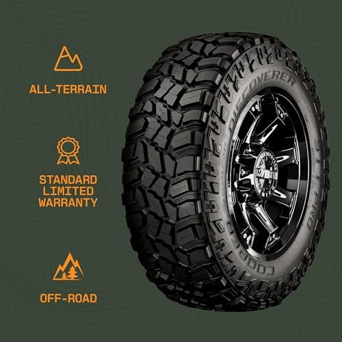 Cooper Discoverer STT Pro All-Season 37X13.50R22LT 123Q Tire | Light Truck Mud Terrain All Season Traction 123Q Rated E (10 Ply) Radial Construction Black Sidewall Tire