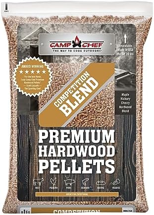 Camp Chef Orchard Apple BBQ Pellets, Hardwood Pellets for Grill, Smoke, Bake, Roast, Braise and BBQ, 20 lb. Bag
