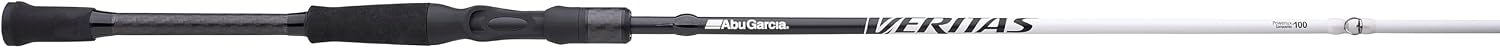 Abu Garcia Veritas Casting BFS Fishing Rod, Balanced and Lightweight Rod, Powerlux 100 Construction, Custom Ergonomic Reel Seat