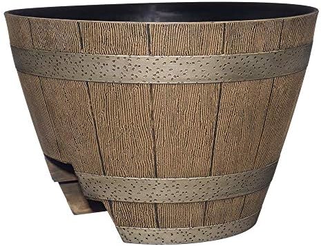 20.5" Jameson Whiskey Barrel with Drainage in Kentucky Walnut