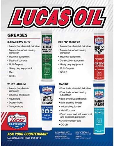 Lucas Oil 10682 Marine Grease 3 Ounce Combo Pack