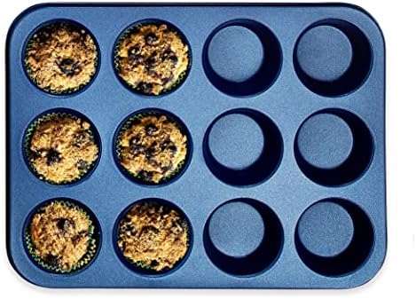 Granitestone Blue Nonstick 9.7in x 5.75in x 2.8in Loaf Pan, Oven Safe up to 500F, Dishwasher Safe