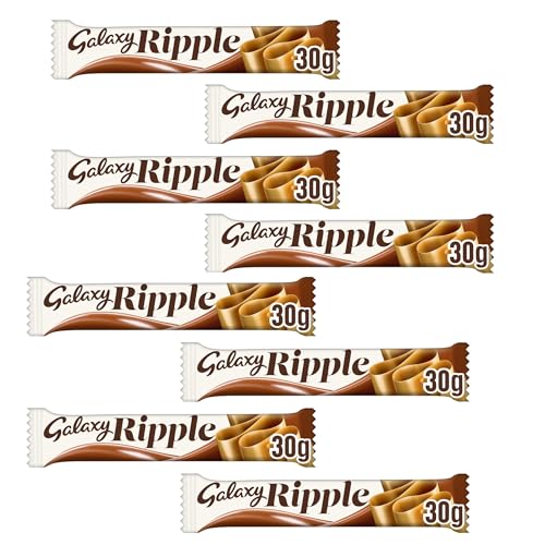 Galaxy Ripple Milk Chocolate Bar 30g (Pack of 8)