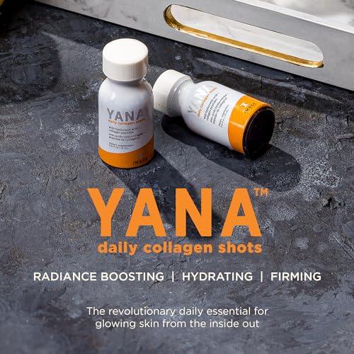 IMAGE Skincare, YANA Liquid Collagen Shots, 28 Daily Shots | 2500 mg Hydrolyzed Bovine Collagen Peptide Supplement with Biotin, Natural Citrus Flavor
