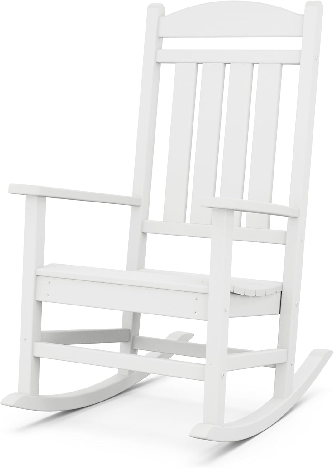 POLYWOOD Presidential Rocking Chair in White